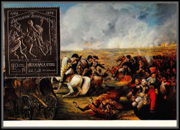 56659 N°276 A Manama 1970 Napoléon Bonaparte à Wagram Jean Gros Tableau (Painting) OR Gold Stamps Carte Maximum (card) - Manama