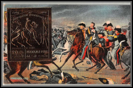 56636 N°276 A Manama 1970 Waterloo 1815 Prince D'orange Napoléon Bonaparte OR Gold Stamps Carte Maximum (card) - Manama