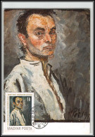 56612 N°2742 Bertalan Self Portrait 1980 Hongrie Magyar Posta Tableau (Painting) Carte Maximum (card) - Sonstige & Ohne Zuordnung