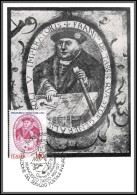 56599 N°1547 Francesco Tasso 1982 Francois De Tassis Italia Italie Italy Tableau (Painting) Carte Maximum (card) - Autres & Non Classés