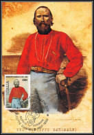 56597 N°1534 Giuseppe Garibaldi Militaire 1982 Italia Italie Italy Tableau (Painting) Carte Maximum (card) - Autres & Non Classés