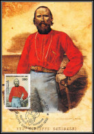 56597 N°1534 Giuseppe Garibaldi Militaire 1982 Italia Italie Italy Tableau (Painting) Carte Maximum (card) - Sonstige & Ohne Zuordnung