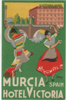 Murcia Hotel Victoria - & Hotel, Label - Hotelaufkleber