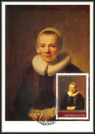 56551 N°4987 Portrait Martens Doomer Rembrandt 1983 Cccp Urss Russia Russie Tableau (Painting) Carte Maximum (card) - Altri & Non Classificati