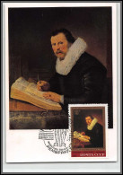 56550 N°4985 Portrait D'un Homme étudiant Rembrandt 1983 Cccp Urss Russia Russie Tableau (Painting) Carte Maximum (card) - Altri & Non Classificati
