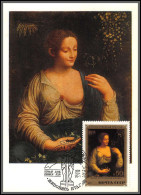 56544 Bloc N°158 Portrait De Jeune Fille Melzi 1983 Cccp Urss Russia Russie Tableau Painting Carte Maximum (card) - Nudes