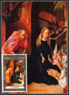 56499 Gérard David La Nativité 1980 Bénin Tableau (Painting) Fdc Carte Maximum (card) édition Abbaye D'encalcat - Religieux