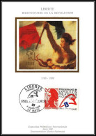 56312 N°2524 Bicentenaire Revolution Philexfrance 89 Liberté Gandon 1988 France Carte Maximum Fdc édition - 1980-1989