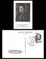 56267 N°2284 Stendhal Ecrivain (writer) 1983 France Carte Postale Commémorative Fdc édition Club Cartophile Dauphinois - Bolli Commemorativi