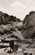 MUNTII FAGARAS : CABANA Si LACUL PODRAGU - CARTE VRAIE PHOTO / REAL PHOTO POSTCARD - EDITURA MERIDIANE ~ 1960 (an895) - Roumanie