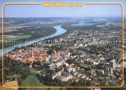 71860335 Braunau Inn Oberoesterreich Pfarrkirche Fliegeraufnahme Braunau Am Inn - Sonstige & Ohne Zuordnung