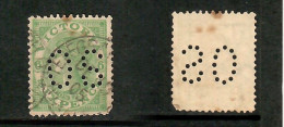 VICTORIA   1901 6d OS PERFORATED OFFICIAL STAMP USED (CONDITION PER SCAN) (GL1-9) - Oblitérés