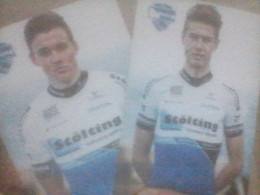 CYCLISME  - WIELRENNEN- CICLISMO : 2 CARTES MADS PEDERSEN + ALEX KIRSCH - Cyclisme