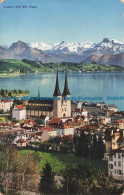 R670713 Luzern Und Die Alpen. E. Goetz - Monde