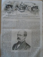 D203461  P 369  Otto Von Bismarck - Brandenburg 1813  -Hungarian Newspaper  Frontpage 1866 - Estampes & Gravures