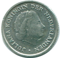1/10 GULDEN 1962 ANTILLAS NEERLANDESAS PLATA Colonial Moneda #NL12365.3.E.A - Antilles Néerlandaises
