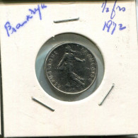 1/2 FRANC 1972 FRANCE Coin French Coin #AN914.U.A - 1/2 Franc