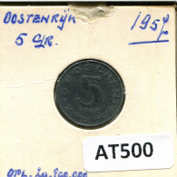 5 GROSCHEN 1957 ÖSTERREICH AUSTRIA Münze #AT500.D.A - Oostenrijk