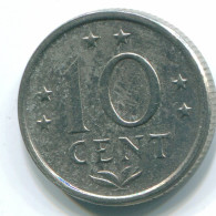 10 CENTS 1971 NETHERLANDS ANTILLES Nickel Colonial Coin #S13472.U.A - Antilles Néerlandaises
