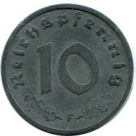 10 REICHSPFENNIG 1941 F GERMANY Coin #DB956.U.A - 10 Reichspfennig