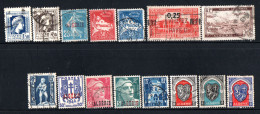 France (ex-colonies & Protectorats) > Algérie ( 15 Timbres Oblitere ) - Collections, Lots & Series