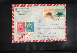 Indonesia Interesting Airmail Registered Letter - Indonesia