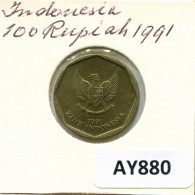 100 RUPIAH 1991 INDONESIA Moneda #AY880.E.A - Indonésie