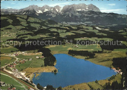 71860178 Schwarzsee Tirol Wilder Kaiser Fliegeraufnahme Kitzbuehel - Other & Unclassified
