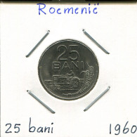 25 BANI 1960 ROUMANIE ROMANIA Pièce #AP653.2.F.A - Roemenië