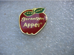 Pin's D'une Pomme Rouge En Provenance De L'arboriculteur BERENTZEN Appel - Alimentation