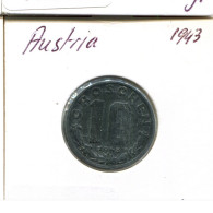 10 GROSCHEN 1948 AUTRICHE AUSTRIA Pièce #AT531.F.A - Austria