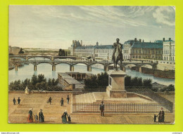 75 PARIS N°29 Paris Du Temps Jadis La Seine Depuis Le Pont Neuf Statue équestre Edit Chantal - Bridges