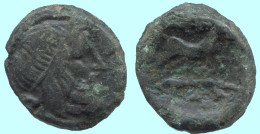HARE Antike Authentische Original GRIECHISCHE Münze 5.5g/17mm #ANT1425.32.D.A - Griechische Münzen