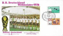Postzegels > Thema's > Sport > Voetbal >B.R. Deutschland Weltmeister 1974 Met No. 811-812 (18284) - 1974 – Allemagne Fédérale