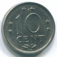 10 CENTS 1970 NETHERLANDS ANTILLES Nickel Colonial Coin #S13353.U.A - Netherlands Antilles