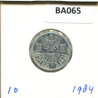 10 GROSCHEN 1984 AUSTRIA Coin #BA065.U.A - Austria