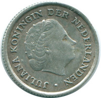 1/10 GULDEN 1963 NETHERLANDS ANTILLES SILVER Colonial Coin #NL12487.3.U.A - Nederlandse Antillen