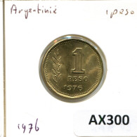 1 PESO 1976 ARGENTINA Moneda #AX300.E.A - Argentinië