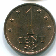 1 CENT 1974 NIEDERLÄNDISCHE ANTILLEN Bronze Koloniale Münze #S10670.D.A - Netherlands Antilles