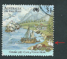 Australia, Australien, Australie 1987; Oche, Geese:The First Fleet. $ 1. Used. - Ganzen