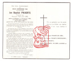 DP Jan Baptist Pikaerts ° Eppegem Zemst 1900 † 1957 X Maria De Crée // Verschueren Lauwers Ceuppens - Devotion Images