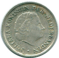 1/10 GULDEN 1963 ANTILLAS NEERLANDESAS PLATA Colonial Moneda #NL12559.3.E.A - Antille Olandesi