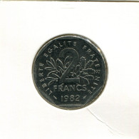 2 FRANCS 1982 FRANCE Pièce Française #AK637.F.A - 2 Francs