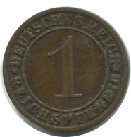 1 REICHSPFENNIG 1930 G ALLEMAGNE Pièce GERMANY #AE210.F.A - 1 Rentenpfennig & 1 Reichspfennig