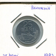 25 BANI 1982 RUMÄNIEN ROMANIA Münze #AP655.2.D.A - Rumänien