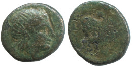 HORSEMAN Ancient Authentic GREEK Coin 1.4g/12mm #SAV1295.11.U.A - Greek