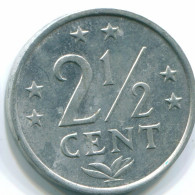 2 1/2 CENT 1980 ANTILLAS NEERLANDESAS Aluminium Colonial Moneda #S10575.E.A - Antilles Néerlandaises