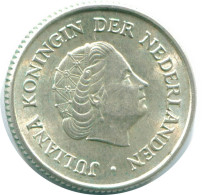 1/4 GULDEN 1962 ANTILLAS NEERLANDESAS PLATA Colonial Moneda #NL11169.4.E.A - Antille Olandesi