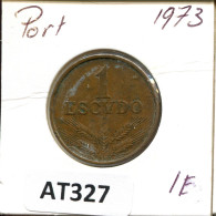 1 ESCUDO 1973 PORTUGAL Coin #AT327.U.A - Portugal
