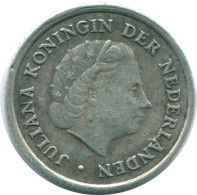 1/10 GULDEN 1970 NIEDERLÄNDISCHE ANTILLEN SILBER Koloniale Münze #NL13081.3.D.A - Antilles Néerlandaises